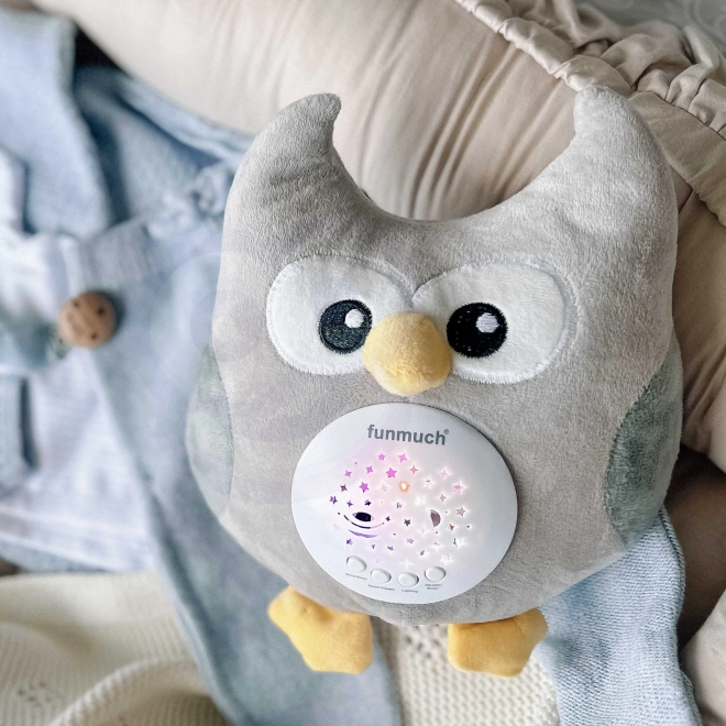 Plüsch Eule Nachtlicht Projektor 2-in-1 mit Schlafliedern - WOOPIE BABY