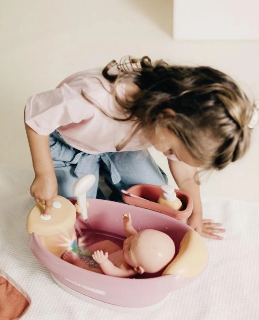 Badewanne für Puppen Smoby Baby Nurse mit elektronischer Dusche
