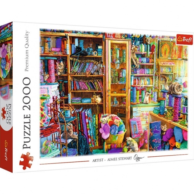 Trefl Katzenparadies Puzzle 2000 Teile