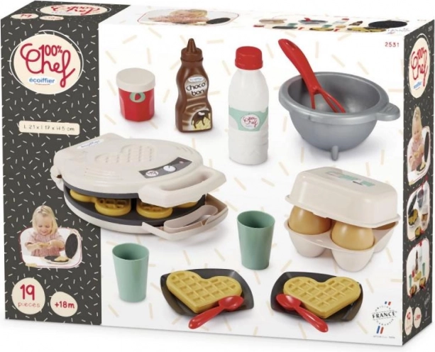 Waffeleisen mit Zubehör für Kinder