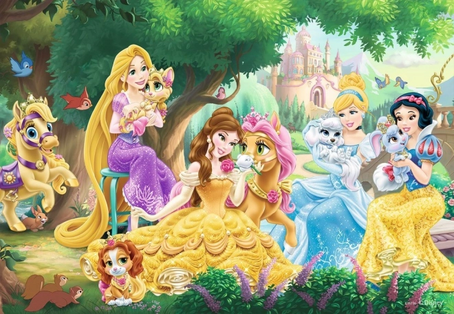 Ravensburger Puzzle Disney Prinzessinnen und ihre Haustiere 2x24 Teile