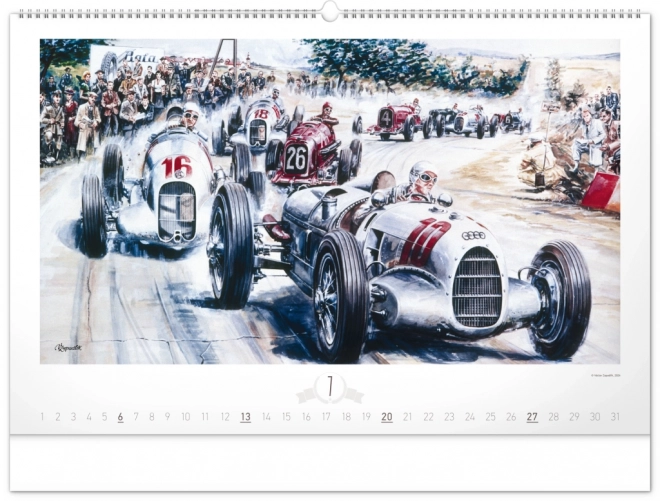 Wandkalender Oldtimer – Václav Zapadlík 2025