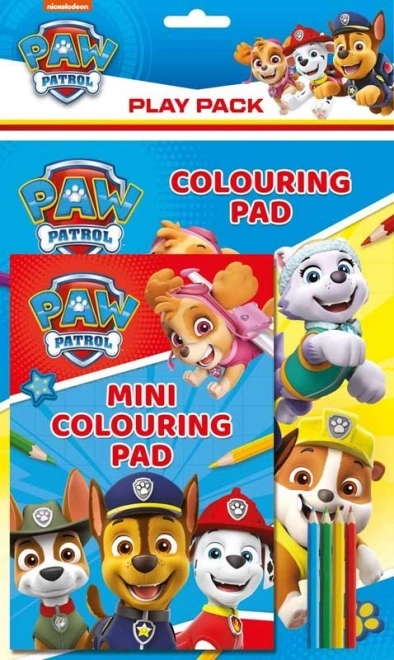 Nickelodeon Malbuch Paw Patrol 2 in 1