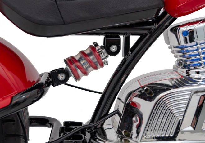 Chopper Warrior Rotes Motorrad