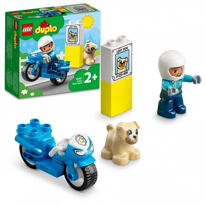 Lego Duplo Stadt - Polizeimotorrad