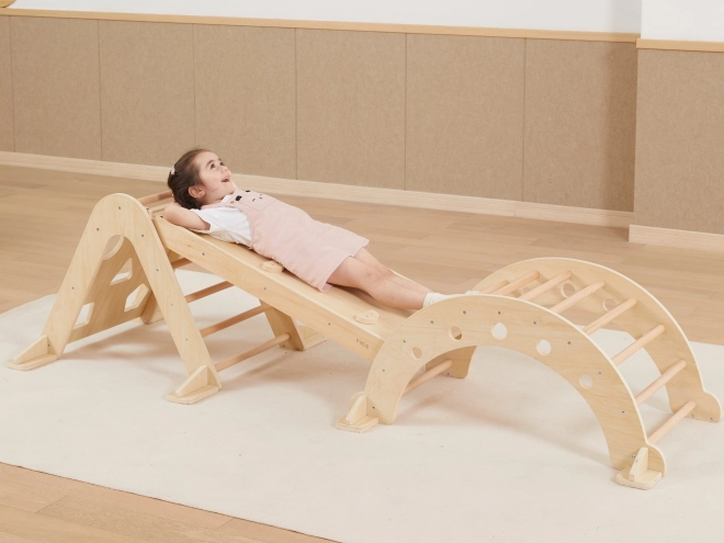 Holz Balancier- und Kletterbrett