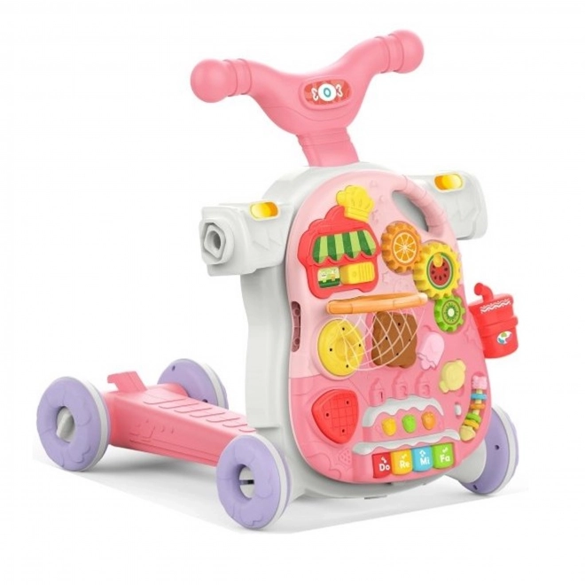 Multifunktionaler Lauflerner 5-in-1 für Kleinkinder Rosa