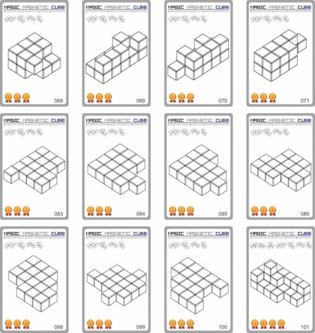 Magnetische Bausteine Magic Magnetic Cubes