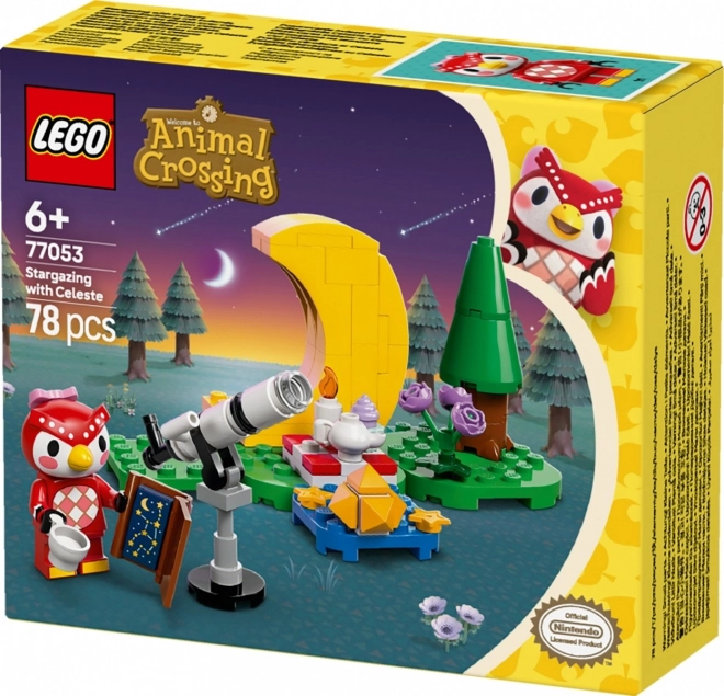 Lego Animal Crossing: Beobachtung der Sterne mit Celeste