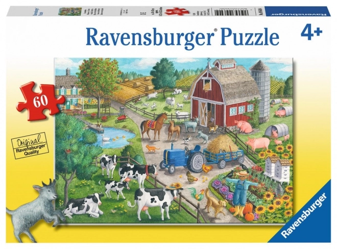 Ravensburger Puzzle Zuhause auf dem Bauernhof 60 Teile