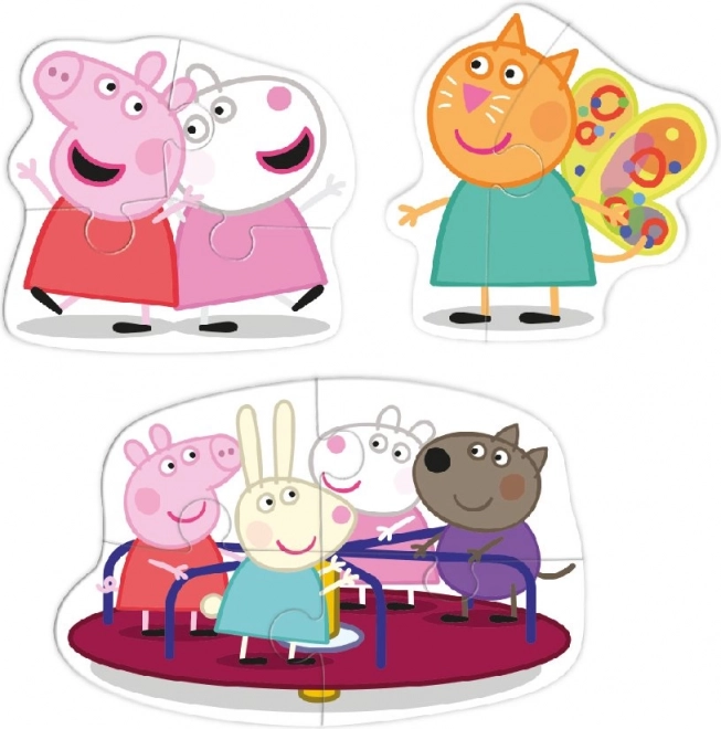 DODO Puzzle Peppa Wutz: Freunde 3-in-1