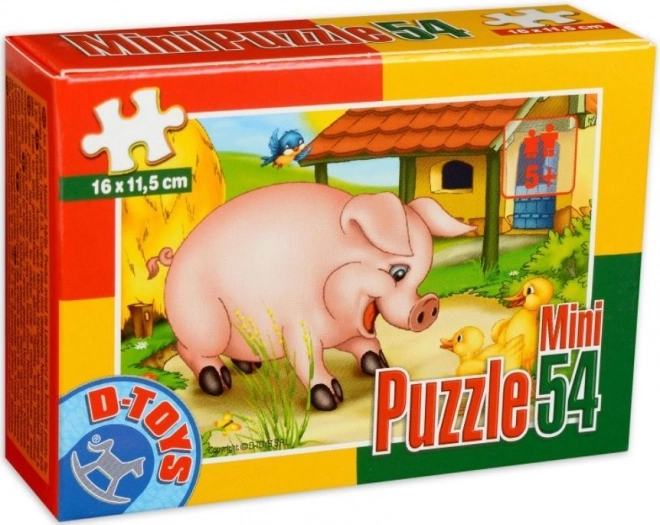 Mini Puzzle Pferd 54 Teile