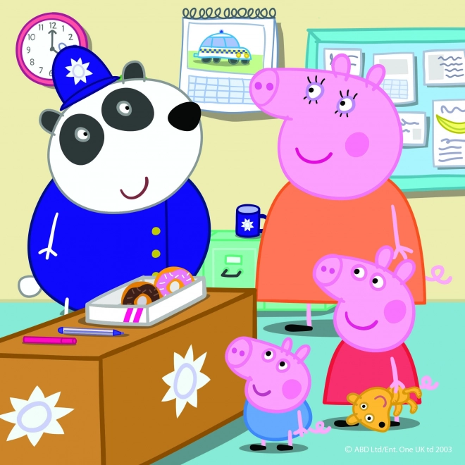 Puzzle Peppa Pig 3x55 Teile