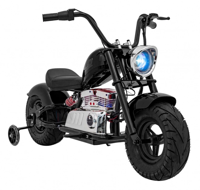 Chopper Warrior Motorrad Schwarz