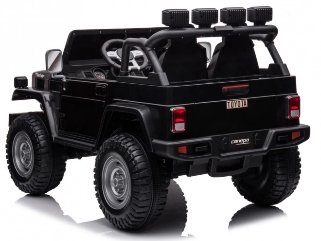 Elektrisches Kinderauto Toyota Land Cruiser – Schwarz