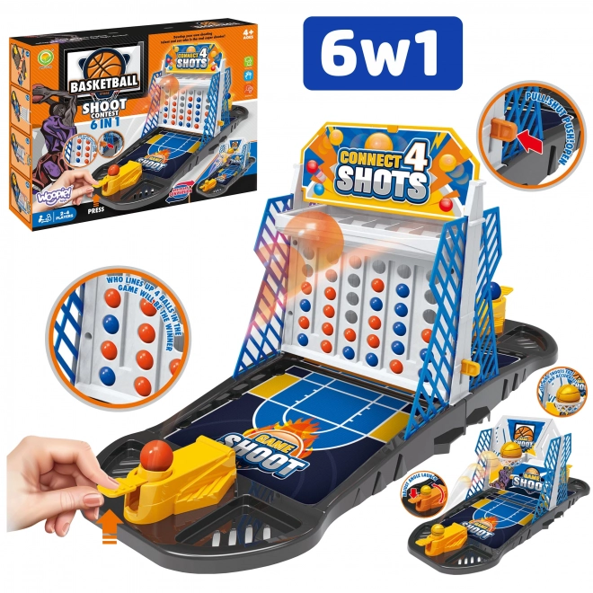 Woopie Geschicklichkeitsspiel Mini Basketball