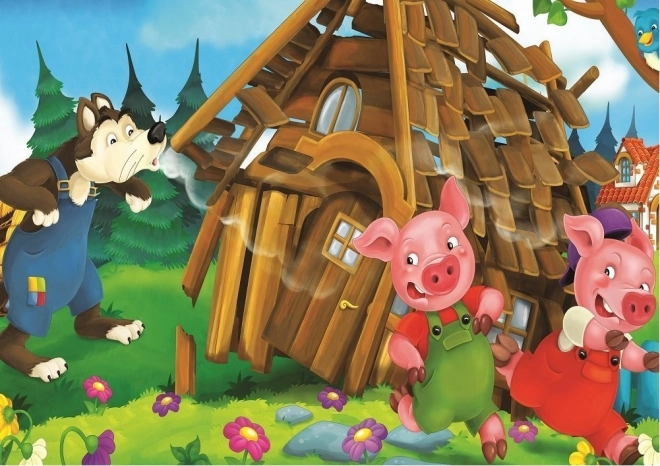 Puzzle Drei Kleine Schweinchen