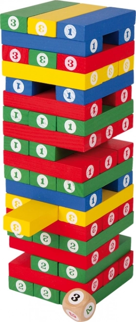 Bunte Holzspiel Jenga von Small Foot