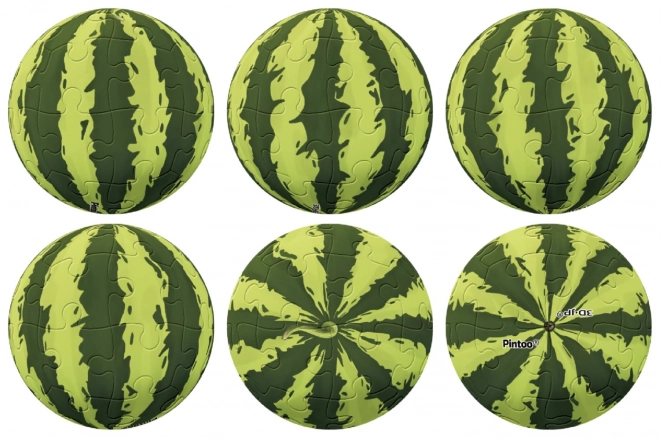 Pintoo Puzzle Schlüsselanhänger Wassermelone