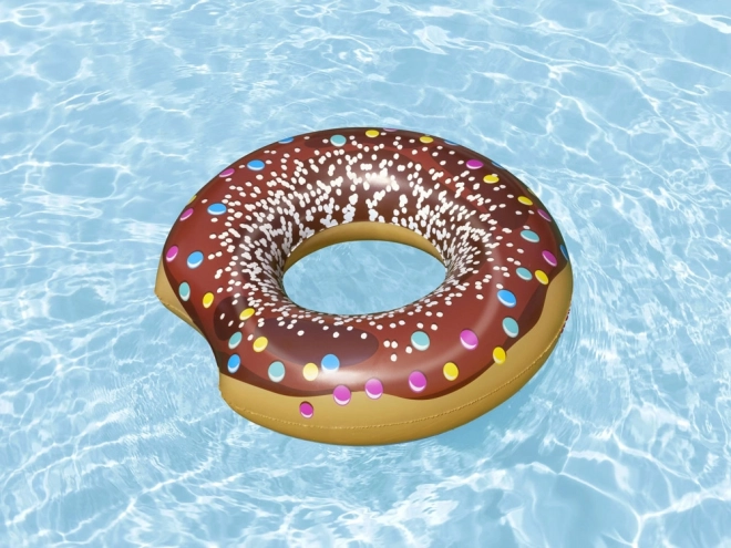 Aufblasbarer Schwimmring Donut Pink 107cm – braun