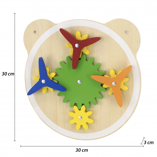 Holzspielzeug Bär für die Wand