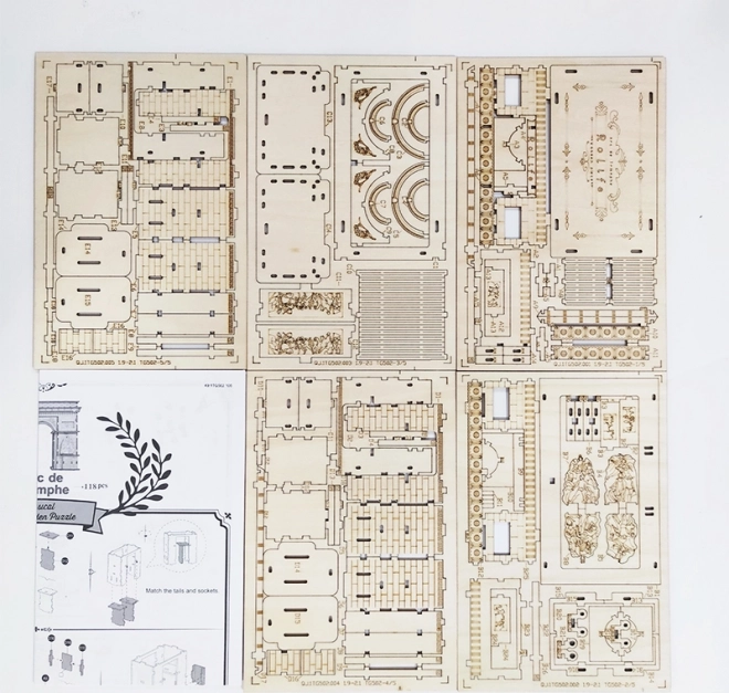 RoboTime 3D Puzzle Holz Triumphbogen