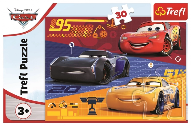 Trefl Puzzle Cars Vor dem Rennen 30 Teile