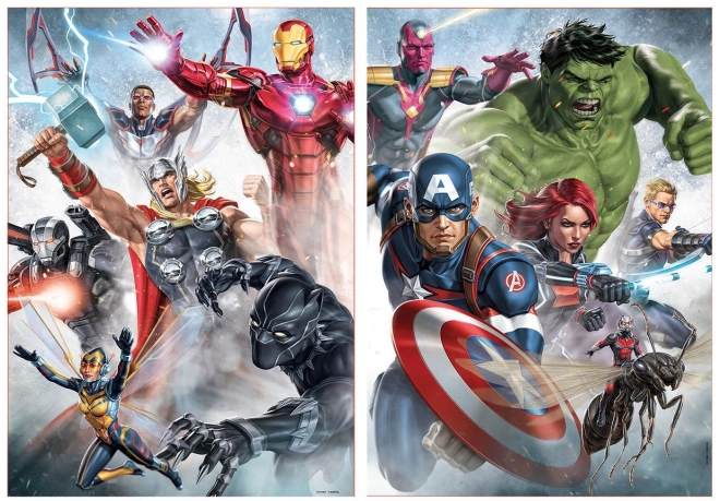 Educa Puzzle Avengers 2x500 Teile