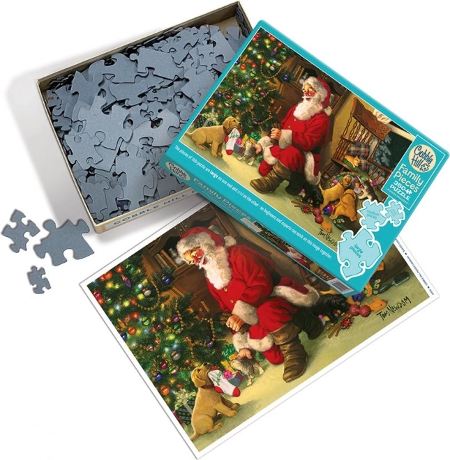 Cobble Hill Familienpuzzle Weihnachtsstrumpf 350 Teile