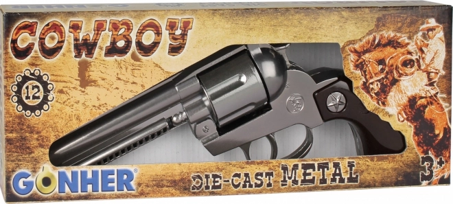 Klassischer Cowboy Revolver aus Metall