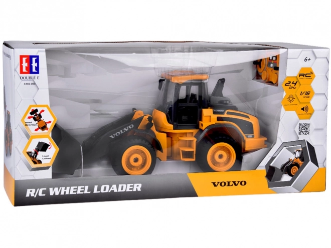 Ferngesteuerter Volvo Bulldozer 1:16 mit Licht und Ton