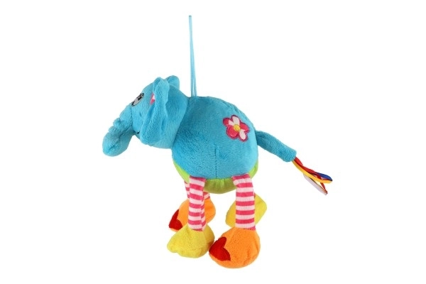 Bunter Plüschelefant 17 cm