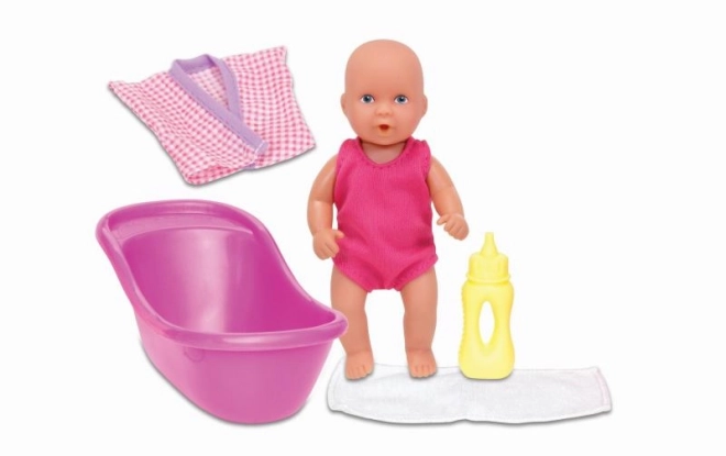 Trink-und-Nasspuppe Baby Set 12 cm