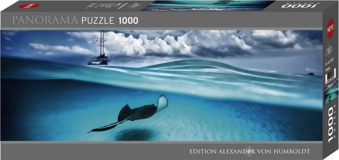 Panorama-Puzzle Manta Cayman Islands