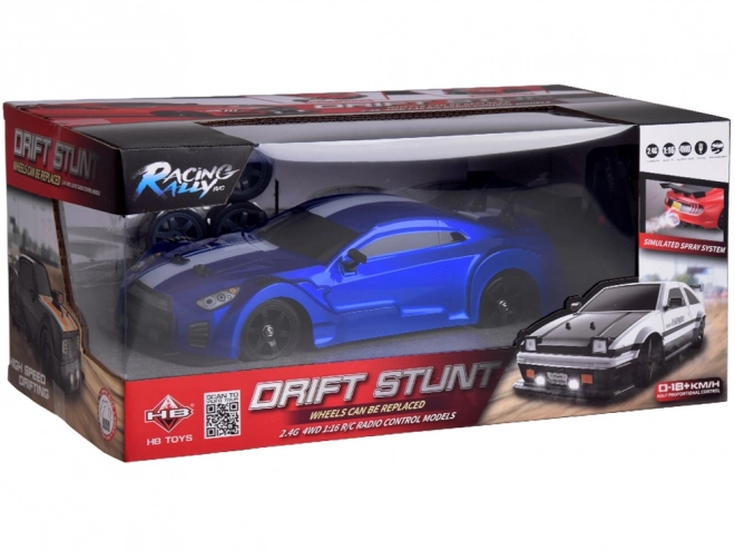 Ferngesteuertes RC Driftauto 4x4 mit Raucheffekt und LED Beleuchtung