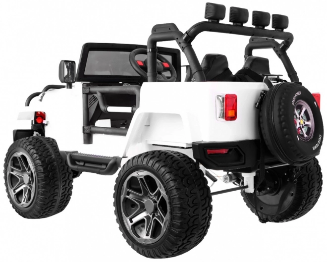 Monster Jeep 4x4 Fahrzeug Weiß