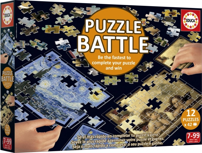 Educa Puzzle Kunstkampf