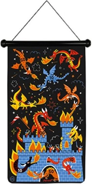 JANOD Magnetische Dartscheibe Drachen