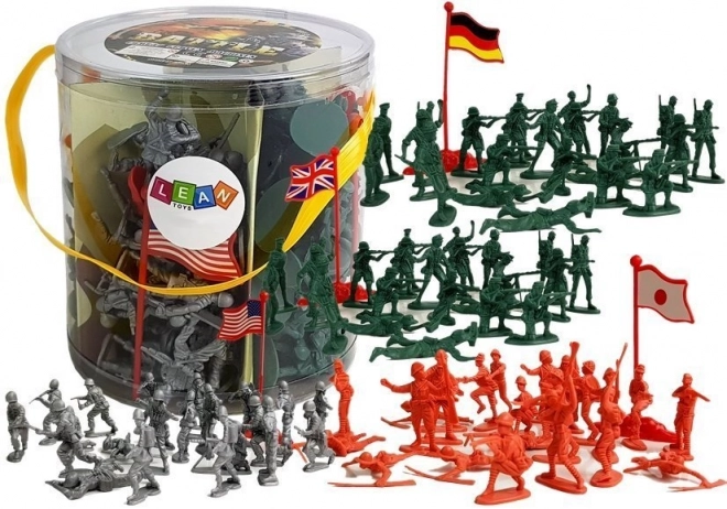 Großes Militär-Spielset mit Soldatenfiguren