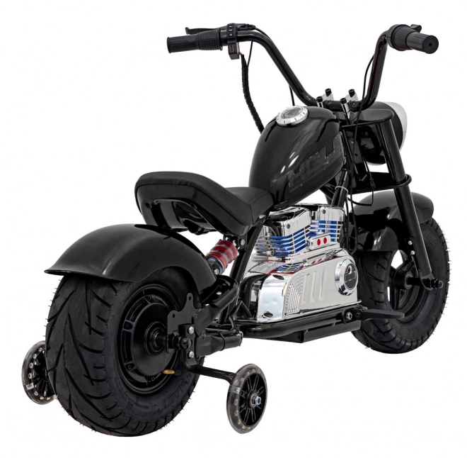 Chopper Warrior Motorrad Schwarz