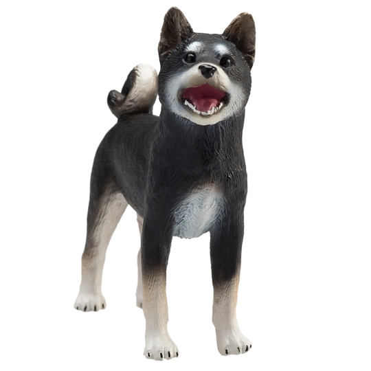 Realistische Shiba Inu Hund Figur