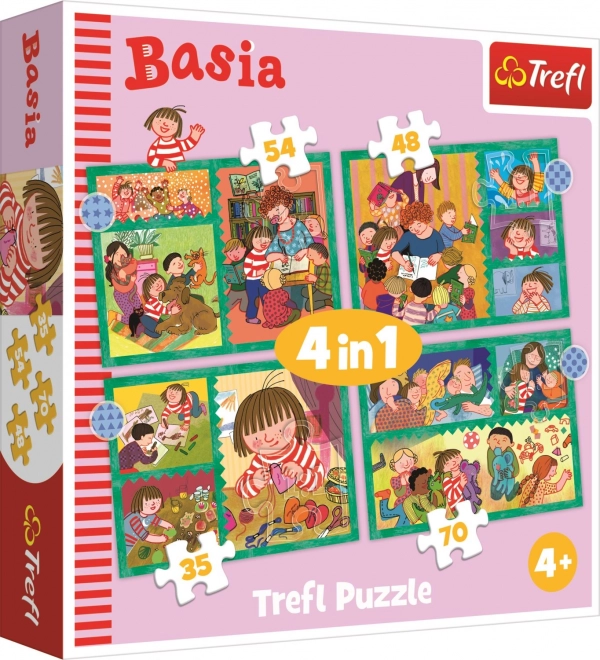 Puzzle 4-in-1 Abenteuer mit Basia