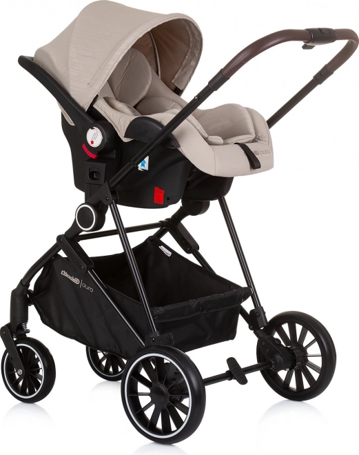 Chipolino Autokindersitz Aura i-Size Macadamia – Macadamia