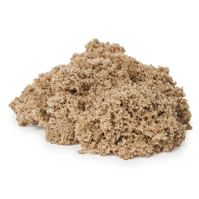 Kinetischer Sand kleiner Eimer mit flüssigem Sand