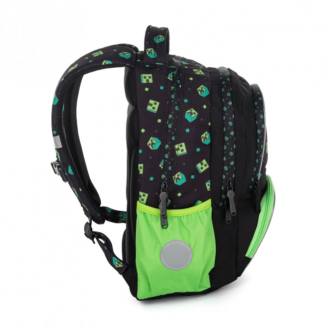 Schulrucksack Oxy Next Green Cube