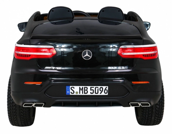 Mercedes GLC 63S Kinderauto schwarz + 4x4 + MP4 + LED + Eco-Leder + Sanfter Start + EVA