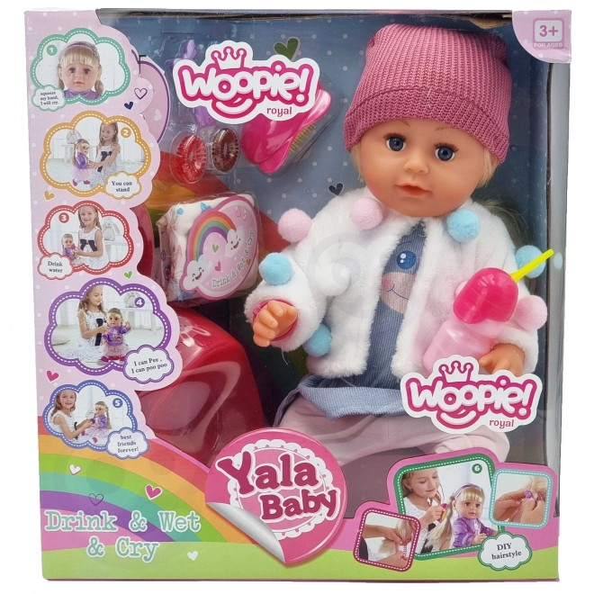 Interaktive Puppe Zosia mit Mütze 43 cm mit Zubehör