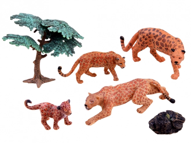 Safari-Tierfiguren Set Leopard – C