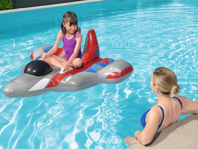 Aufblasbarer Space Racer Schwimmer mit Griffen