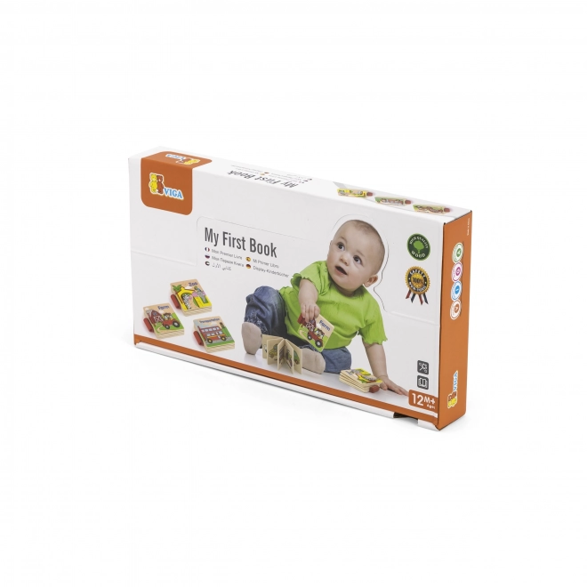 Viga mein erstes Holzbuch für Kleinkinder